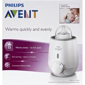 Philips Avent Bottle Warmer Baby OS White Excellent Smart Temp Control